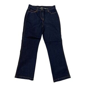 VGT Avons Signature Women's Size w28 Dark Blue Denim Bootcut Jeans‎ Stretchy